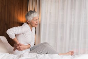 Mature Woman Having Back Pain